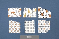 Kangaroo Seamless Pattern Torn Paper Product Image 1