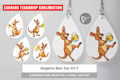 Earring Kangaroo Beer Day Product Image 1