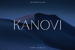 Kanovi Modern Serif Font Product Image 1