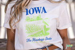 Kansas - Indiana - Illinois - Iowa SVG Product Image 2