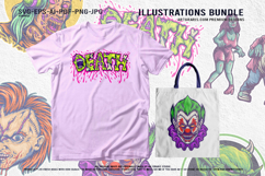 Creepy zombie clown goblin horror character collection Product Image 4