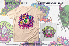 Horror Freak Zombie Clown Witch Skull Monster Product Image 2