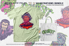 Halloween Ghost Festival Undead Zombie Vampire Mummy Set Product Image 2