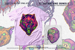 Undead Creatures Collection With Spider And Animal Heads Art Product Image 2