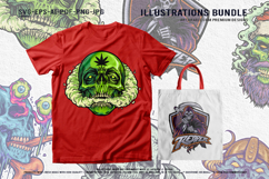 Zombie skull santa reaper alien warrior beard viking horror Product Image 2