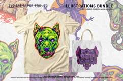 Macabre Horror Vector Pack Creepy Doll And Beastly Animals Product Image 2
