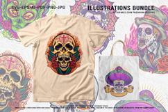 Sugar Skull Festival Illustrations With Mexican Heritages Product Image 2