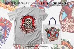 Zombie Saint Nicholas Cannabis Christmas Illustration Pack Product Image 2