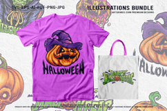 Happy Halloween Pumpkin Monsters With Creepy Ice Cream Product Image 2
