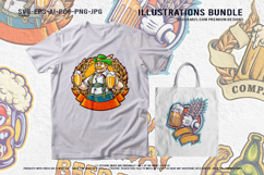 Cartoon Beer For Bar And Pub Festive St Patrick Day Product Image 2