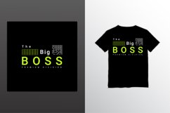 the big boss writing, suitable for screen printing t-shirts Product Image 1