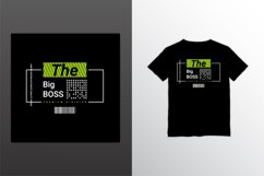 the big boss writing, suitable for screen printing t-shirts Product Image 1