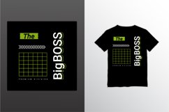 the big boss writing, suitable for screen printing t-shirts Product Image 1