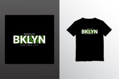 Brooklyn writing design, suitable for screen printing Product Image 1