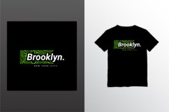 Brooklyn writing design, suitable for screen printing Product Image 1