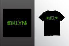 Brooklyn writing design, suitable for screen printing Product Image 1
