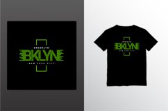 Brooklyn writing design, suitable for screen printing Product Image 1