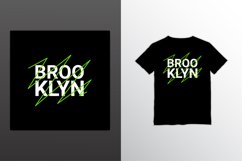 Brooklyn writing design, suitable for screen printing Product Image 1