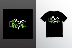 Brooklyn writing design, suitable for screen printing Product Image 1