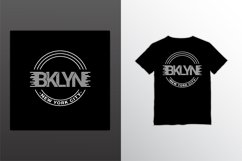 Brooklyn writing design, suitable for screen printing Product Image 1