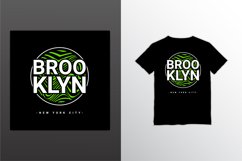 Brooklyn writing design, suitable for screen printing Product Image 1