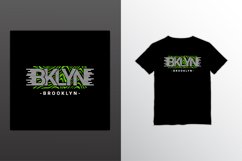 Brooklyn writing design, suitable for screen printing Product Image 1