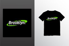 Brooklyn writing design, suitable for screen printing Product Image 1
