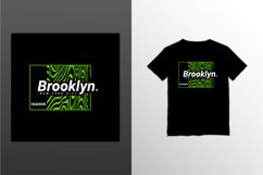Brooklyn writing design, suitable for screen printing Product Image 1