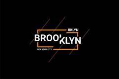 Brooklyn writing design, suitable for screen printing Product Image 1