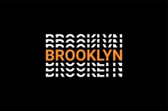 Brooklyn writing design, suitable for screen printing Product Image 1