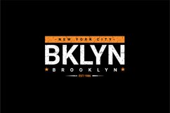 Brooklyn writing design, suitable for screen printing Product Image 1