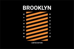 Brooklyn writing design, suitable for screen printing Product Image 1