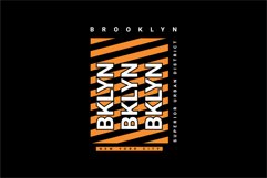 Brooklyn writing design, suitable for screen printing Product Image 1