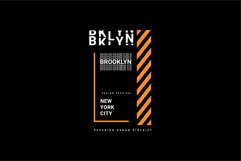 Brooklyn writing design, suitable for screen printing Product Image 1