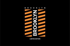 Brooklyn writing design, suitable for screen printing Product Image 1