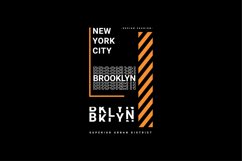 Brooklyn writing design, suitable for screen printing Product Image 1