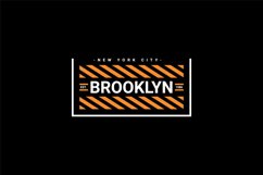 Brooklyn writing design, suitable for screen printing Product Image 1