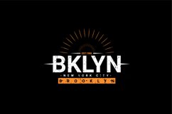 Brooklyn writing design, suitable for screen printing Product Image 1