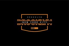 Brooklyn writing design, suitable for screen printing Product Image 1