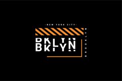 Brooklyn writing design, suitable for screen printing Product Image 1