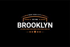 Brooklyn writing design, suitable for screen printing Product Image 1