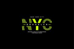 New york city writing design, suitable for screen printing Product Image 1
