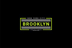 Brooklyn writing design, suitable for screen printing Product Image 1