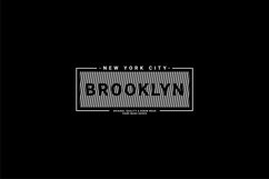 Brooklyn writing design, suitable for screen printing Product Image 1