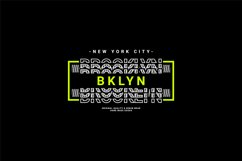 Brooklyn writing design, suitable for screen printing Product Image 1