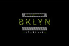 Brooklyn writing design, suitable for screen printing Product Image 1