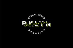 Brooklyn writing design, suitable for screen printing Product Image 1
