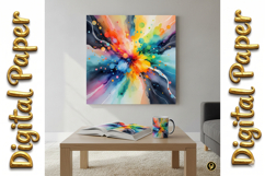 100 Abstract Watercolor Splash Backgrounds Product Image 8