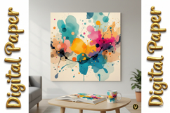 100 Abstract Watercolor Splash Backgrounds Product Image 9