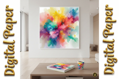 100 Abstract Watercolor Splash Backgrounds Product Image 10